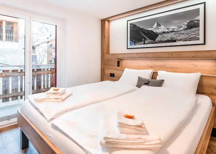 Enzian - Matterhorn Sicht Bei Der Bergbahn Inspiringplaceszermatt Appartamento