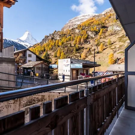 Enzian - Matterhorn Sicht Bei Der Bergbahn Inspiringplaceszermatt Appartement *