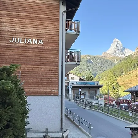 Enzian - Matterhorn Sicht Bei Der Bergbahn Inspiringplaceszermatt Apartmán *