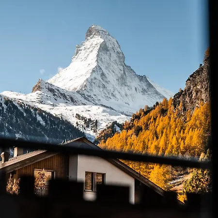 Apartmán Enzian - Matterhorn Sicht Bei Der Bergbahn Inspiringplaceszermatt